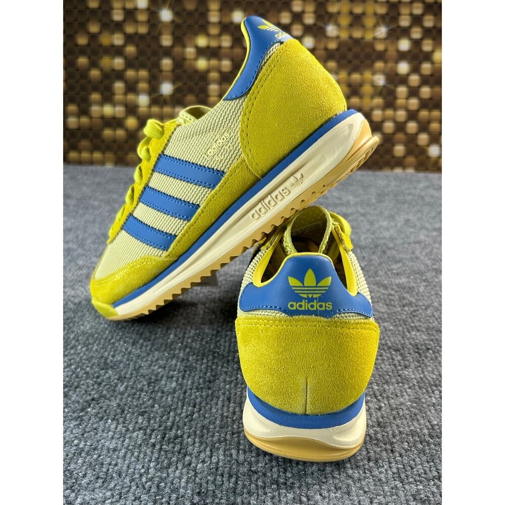 Adidas SL 72 RS Yellow Blue Retro Running Sneakers Y4.5 WM 5.5 - Picture 2 of 10